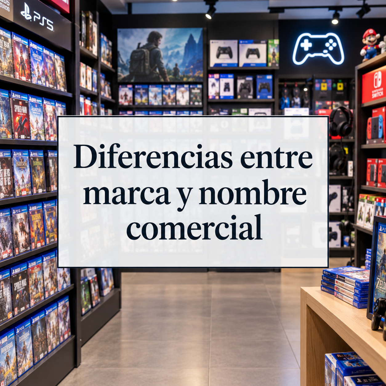 Diferencias entre marca y nombre comercial