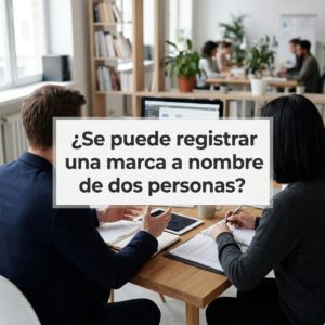Registrar una marca a nombre de dos personas